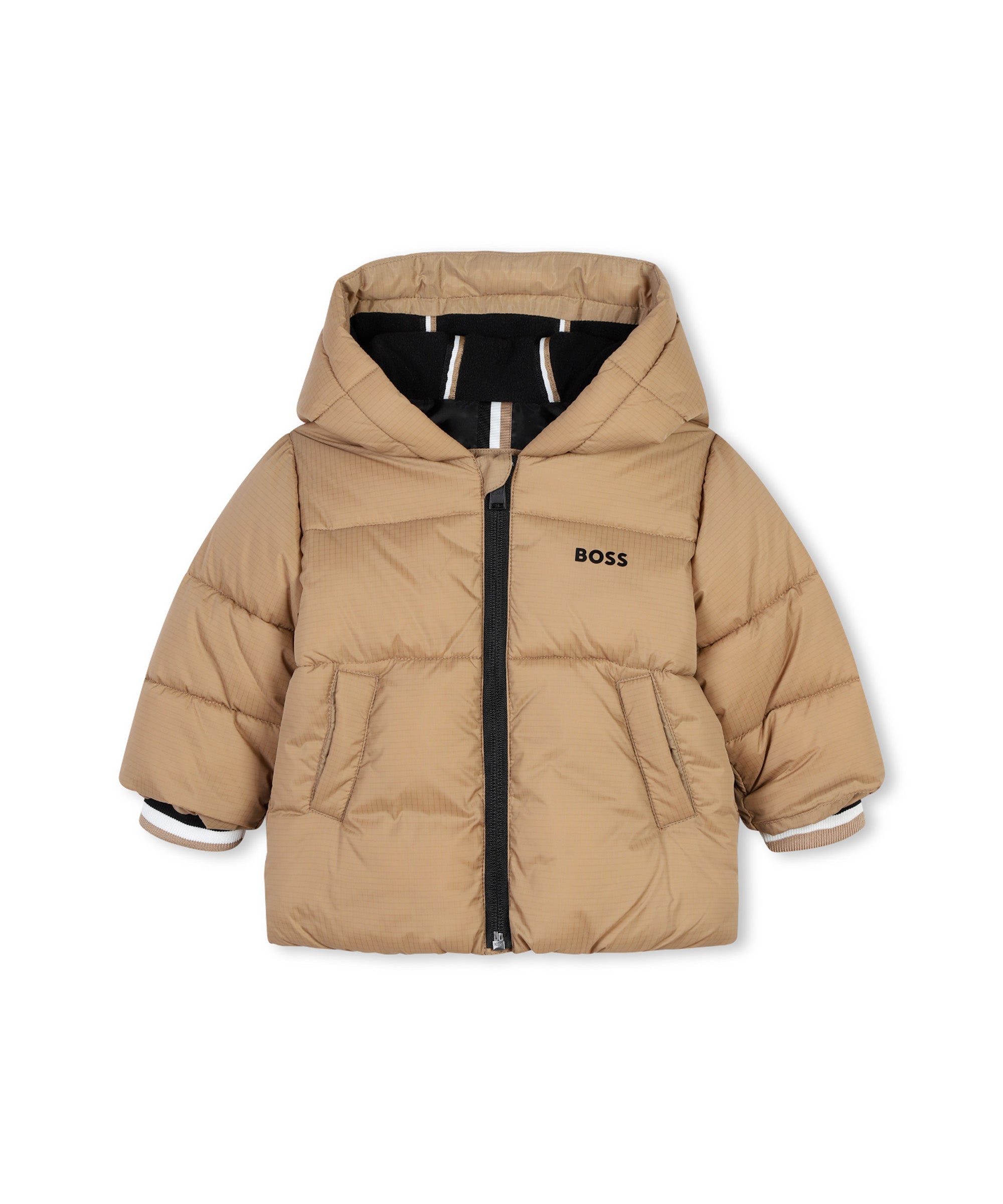 Boss Kids Piumino Biscotto con Cappuccio per Neonati