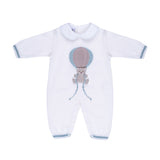 Marlù Tutina Vaniglia/Verde con Applicazione Orsetto per Neonati