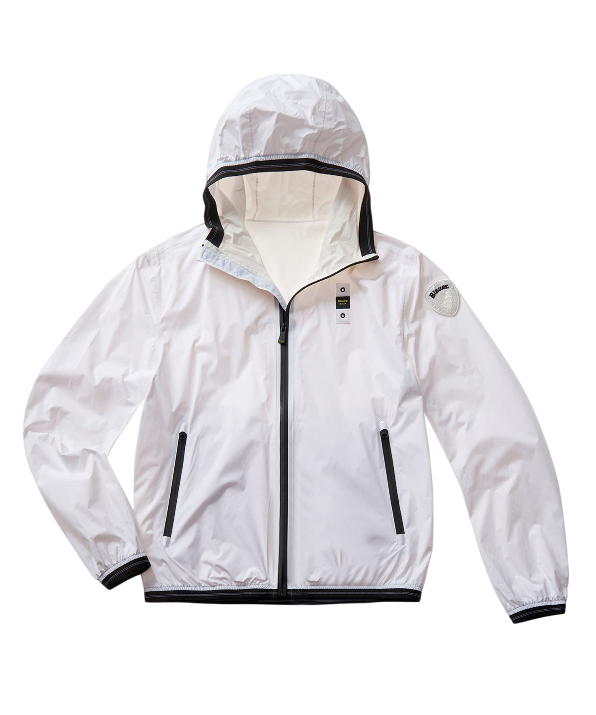 Blauer Kids Giacca a Vento Bianca per Bambini (fronte)