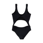 Dsquared2 Kids Costume Monokini Nero ICON per Bambine