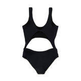 Dsquared2 Kids Costume Monokini Nero ICON per Bambine