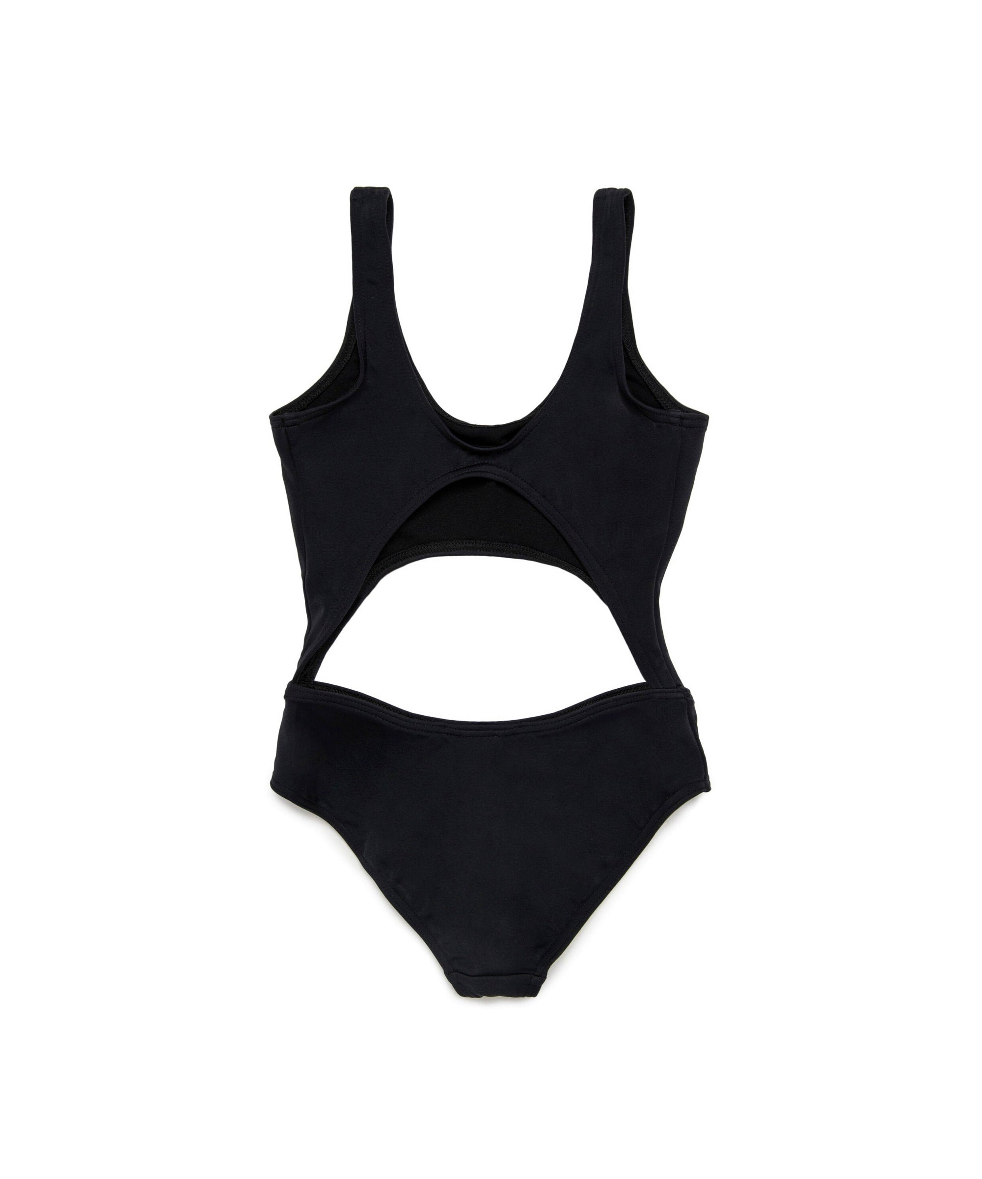 Dsquared2 Kids Costume Monokini Nero ICON per Bambine