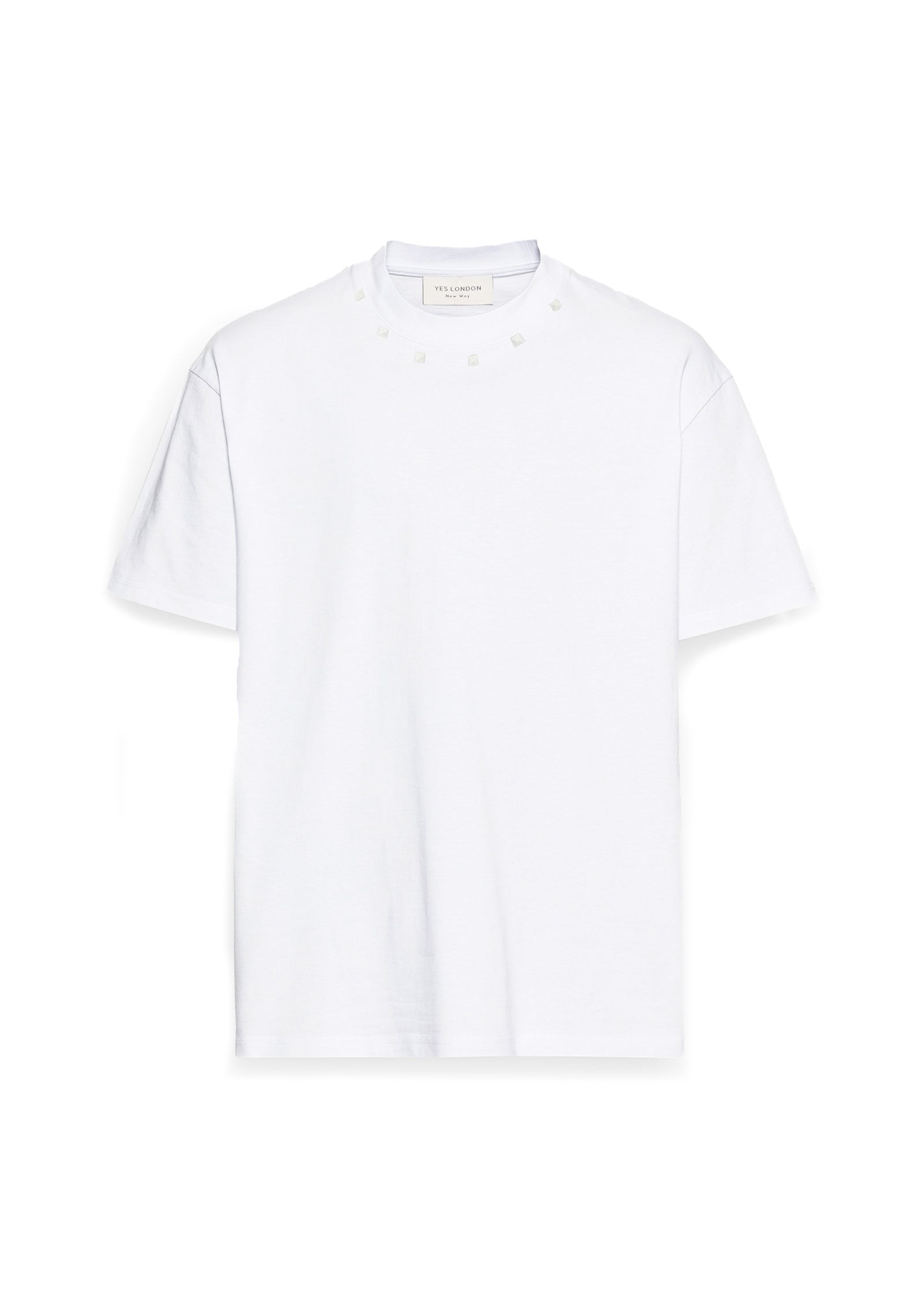 Yes London White Studded T-Shirt for Kids
