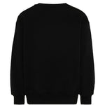 Barrow Kids Felpa Nero con Stampa Teddy Unisex