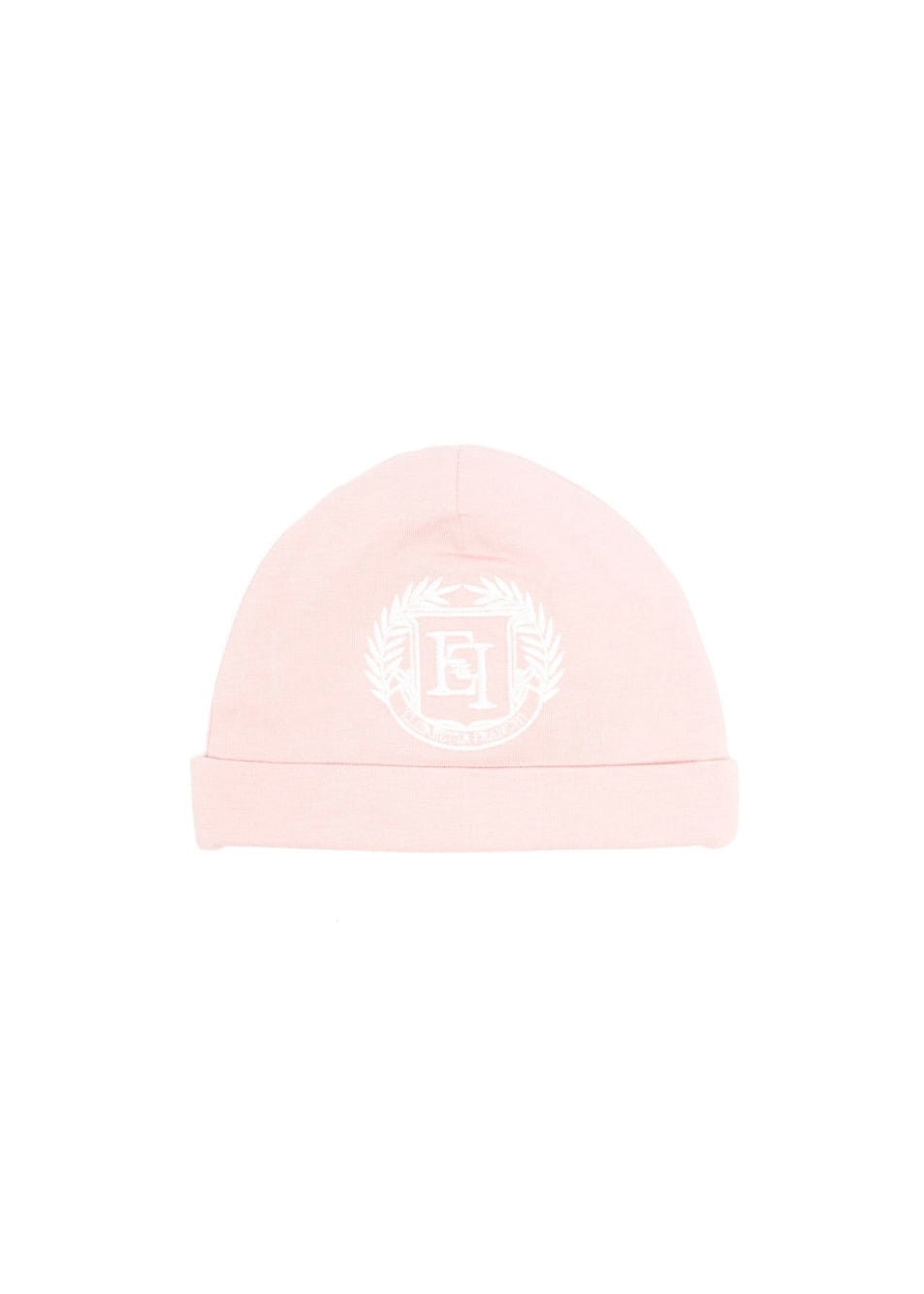 Elisabetta Franchi La Mia Bambina Cappello Desert Rose/Avoriocon Logo per Neonate