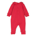 Moschino Kids Tutina Rossa con Stampa per Neonati