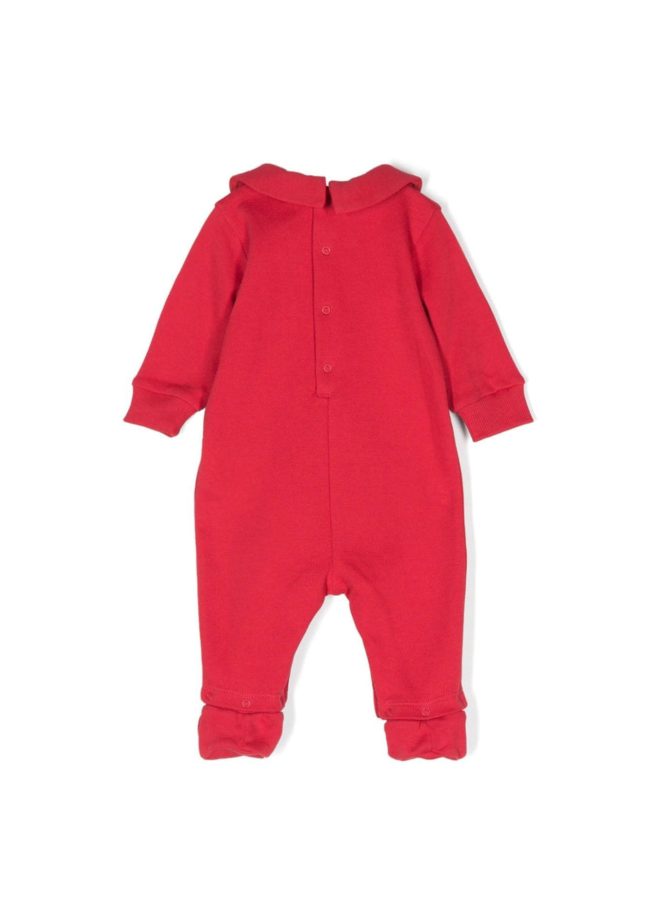 Moschino Kids Tutina Rossa con Stampa per Neonati