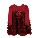 Angel's Face Kids Abito in Tulle con Rose 3D per Bambine