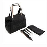 Boss Kids Borsa Mamma Nera con Fasciatoio per Neonati