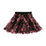 Angel's Face Gonna Nera Floreale per Bambine