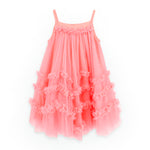 Angel's Face Abito Corallo in Tulle per Bambine