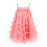 Angel's Face Abito Corallo in Tulle per Bambine