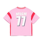 MSGM Kids T-shirt Rosa Sport Per Bambine