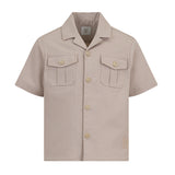 Eleventy Kids Camicia Beige con Tasche per Bambini