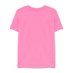 Moschino Kids T-Shirt Fucsia con Stampa Teddy per Bambine