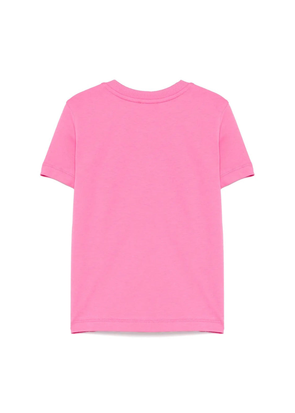 Moschino Kids T-Shirt Fucsia con Stampa Teddy per Bambine