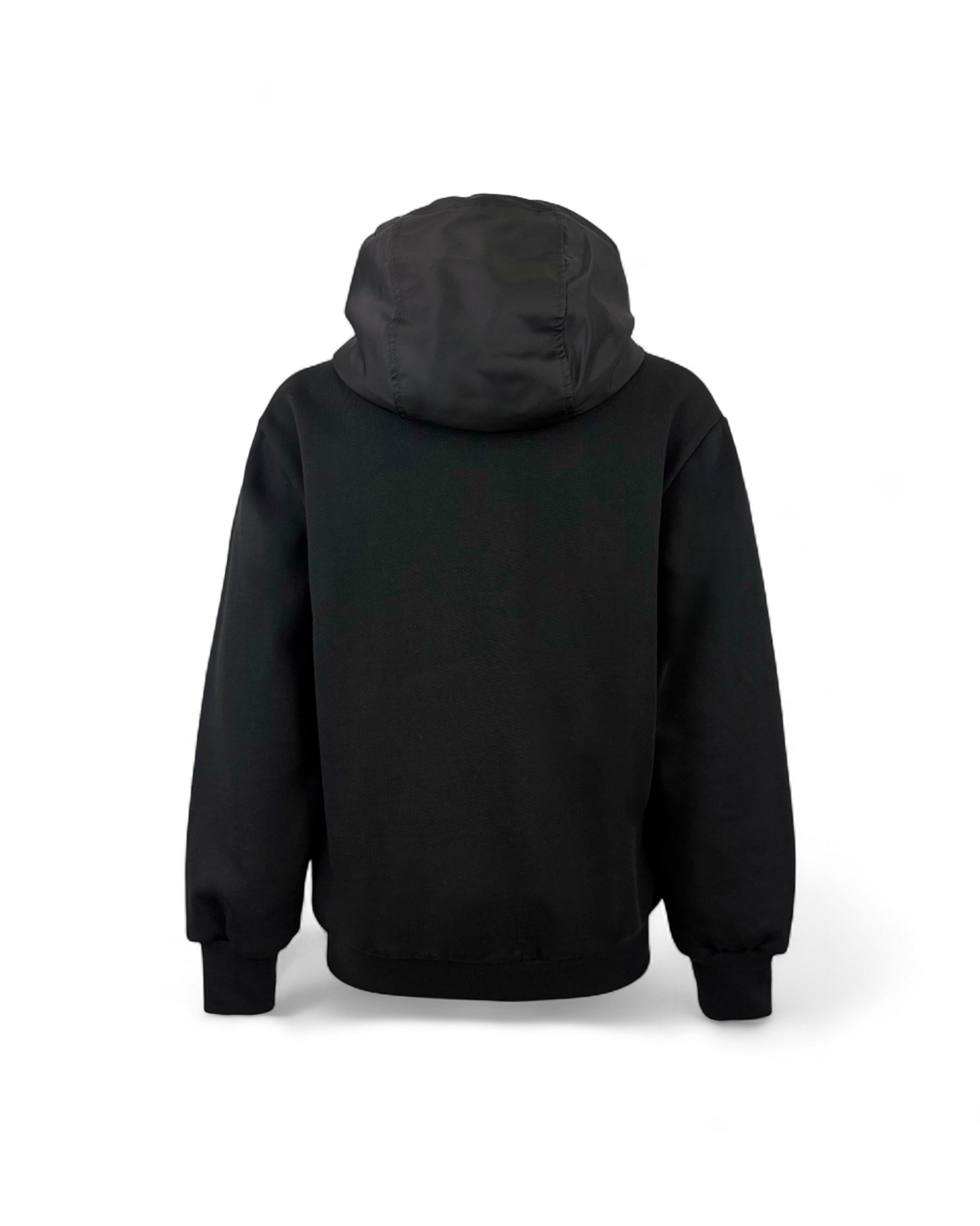 Yes London Kids Felpa Nera con Cappuccio per Bambini