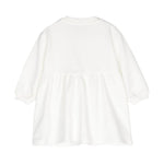 Moschino Kids Abito Panna Svasato con Stampa Teddy Bear per Neonate (retro)