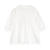 Moschino Kids Abito Panna Svasato con Stampa Teddy Bear per Neonate (retro)