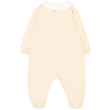 Moschino Kids Set Nascita Beige con Tutina, Cappellino e Bavaglino con Stampa Teddy Bear Unisex