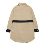 Dsquared2 Kids Abito in Gabardina Beige per Bambine (retro)