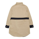 Dsquared2 Kids Abito in Gabardina Beige per Bambine (retro)