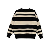 Calvin Klein Kids Felpa Con Motivo a Righe Orinzontali a Contrasto per Bambini