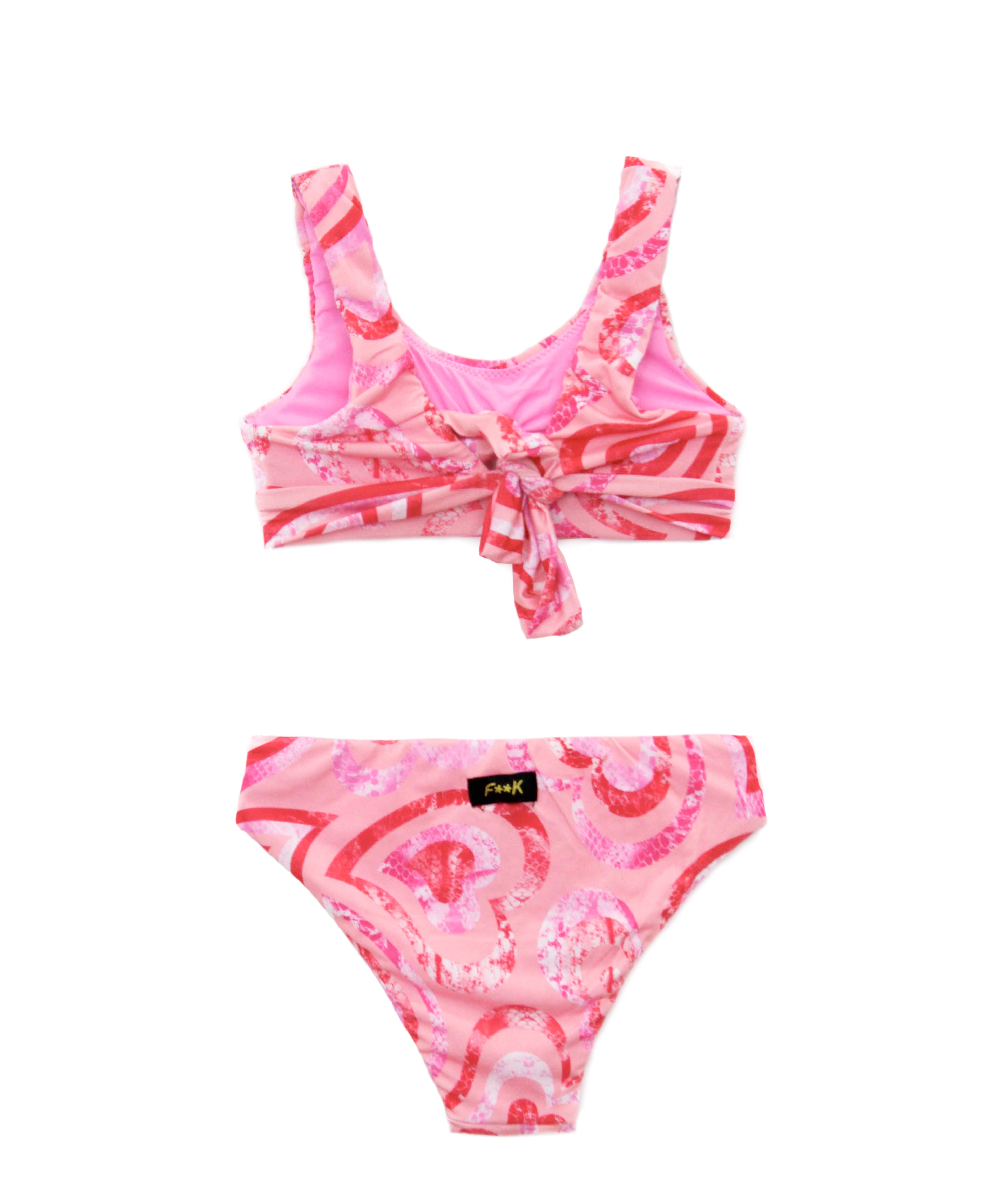 EffeK Costume Bikini Rosa/Fucsia per Bambine