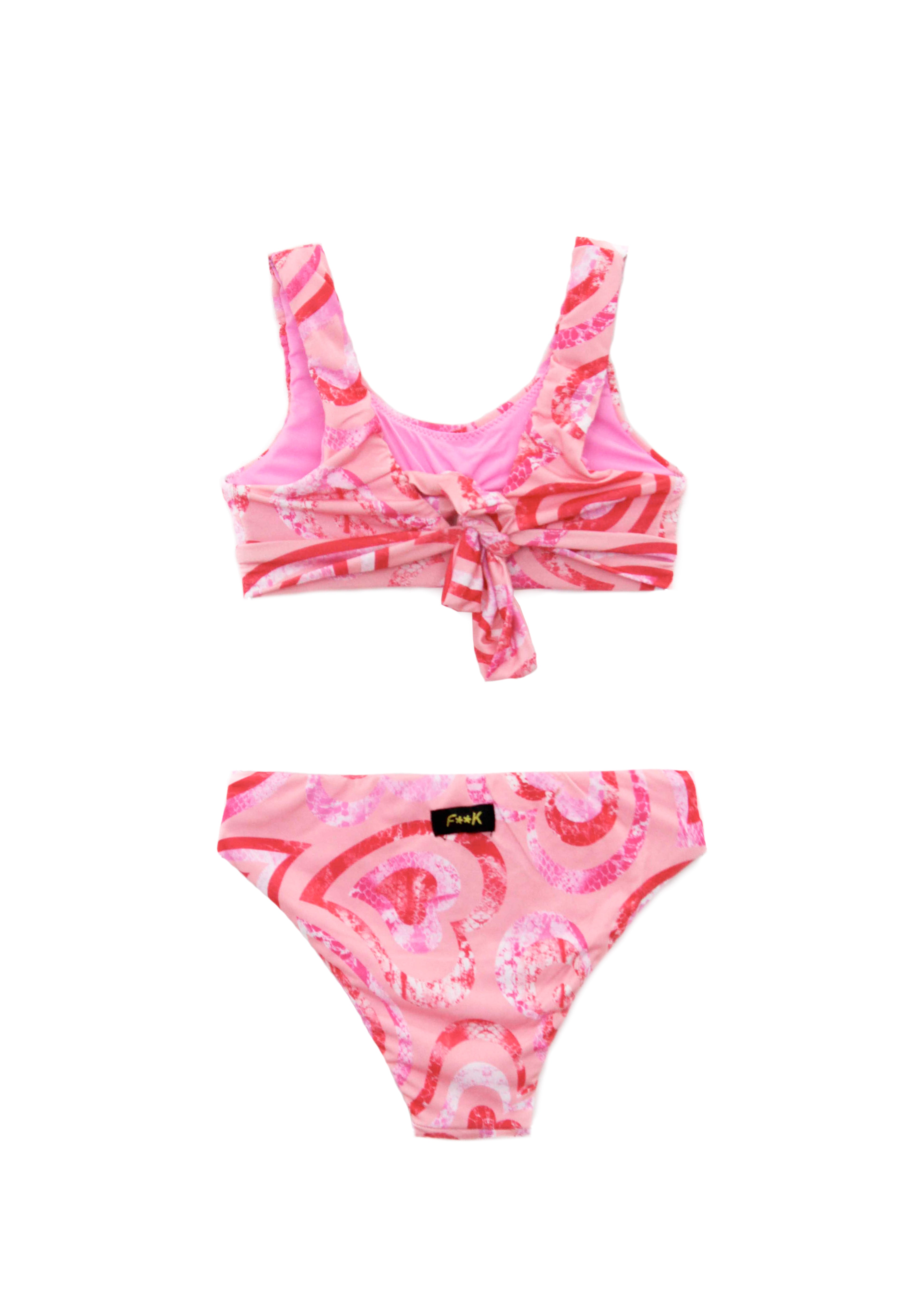 EffeK Costume Bikini Rosa/Fucsia per Bambine