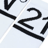 N°21 White Sock with Logo