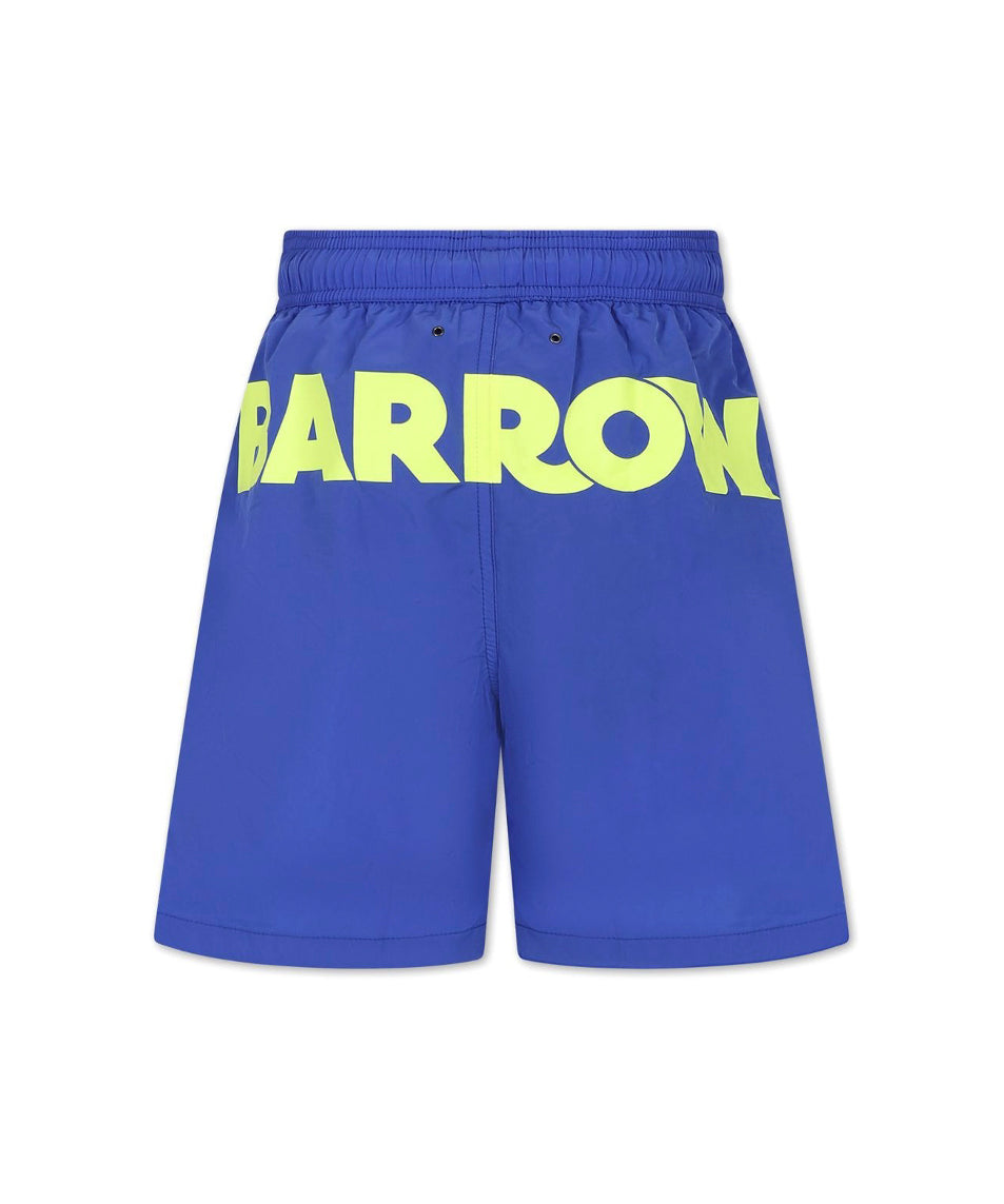 Barrow Kids Costume Boxer Blu con Logo