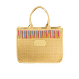 4Giveness Borsa a Mano in Paglia per Bambine