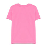Moschino Kids Fuchsia T-shirt with Teddy Print for Girls