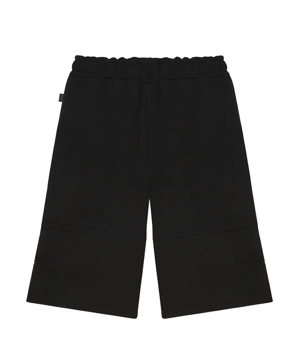 Gcds Kids Bermuda Nero con Stampa per Bambini