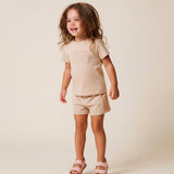 Elisabetta Franchi La Mia Bambina T-Shirt Rosa con Logo Ricamato per Neonate