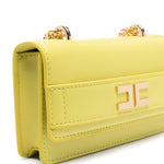 Elisabetta Franchi La Mia Bambina Borsa a Spalla Cedro con Placca Logo