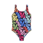 Dsquared2 Kids Costume Multicolor All-Over per Bambine