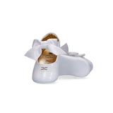 Elisabetta Franchi La Mia Bambina Ballerina Avorio con Fiocco per Neonate