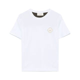 Yes London White T-Shirt with Logo and Back Applique for Kids