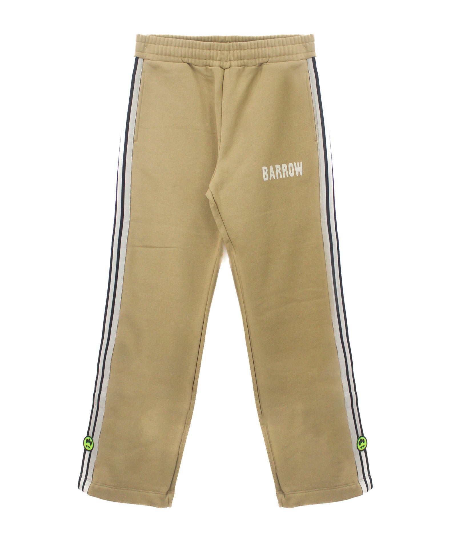 Barrow Kids Pantaloni Tuta Marrone con Logo