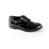 Alessandro Martinez Scarpa Vernice Nero Lucido con Laccio per Bambini