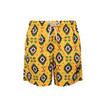 Effek Costume Boxer Fantasia Astratta Gialla per Bambini