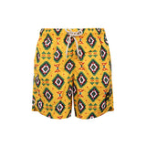 Effek Costume Boxer Fantasia Astratta Gialla per Bambini