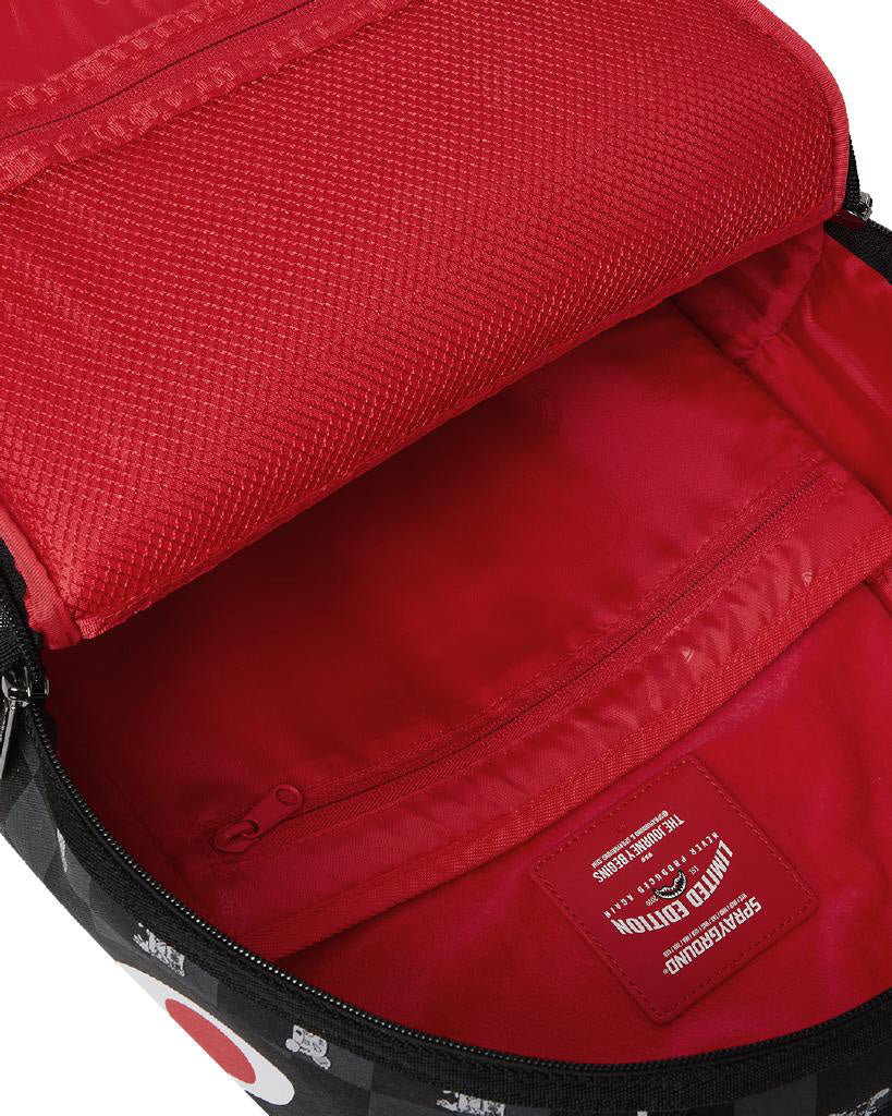 Sprayground Kids Zaino Nero Fantasia Multicolor con Logo Unisex