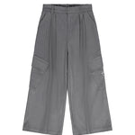 Iceberg Kids Pantaloni Gessati Grigi per Bambine