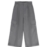 Iceberg Kids Pantaloni Gessati Grigi per Bambine