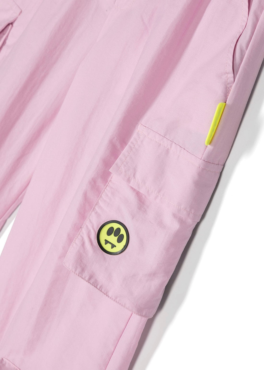 Barrow Kids Pantalone Cargo Rosa in Nylon per Bambine