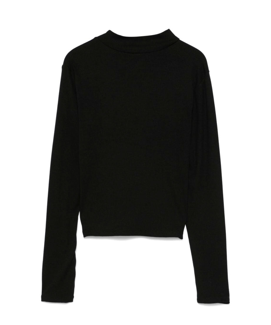 Twinset Kids Lupetto Nero con Placca Oro per Bambine (retro)