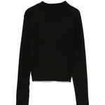 Twinset Kids Lupetto Nero con Placca Oro per Bambine (retro)