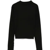 Twinset Kids Lupetto Nero con Placca Oro per Bambine (retro)